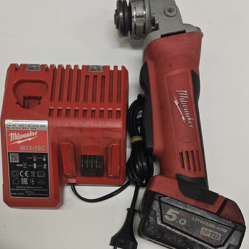 Relakas Milwaukee HD18-AG125 + aku 5,0Ah + laadija
