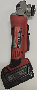 Relakas Milwaukee HD18-AG125 + aku 5,0Ah + laadija (2 foto / 5)