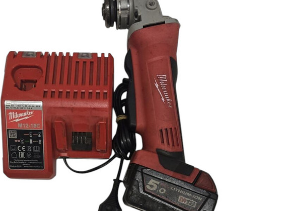 Болгарка Milwaukee HD18-AG125 + аку 5,0Ач + зарядка