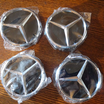4Pcs 75mm Car Wheel Center Logo Hub Cap For Mercedes Benz
