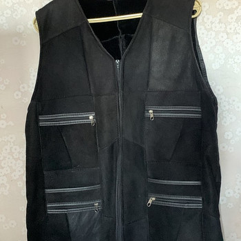 Black Fur vest