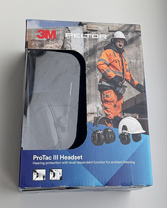 3M Peltor ProTac III MT13H221P3E Protective ear caps headset (1 foto / 4)