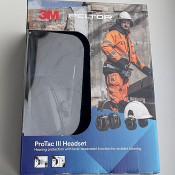 3M Peltor ProTac III MT13H221P3E Protective ear caps headset