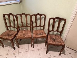 Vana laud ja toolid (7 foto / 7)