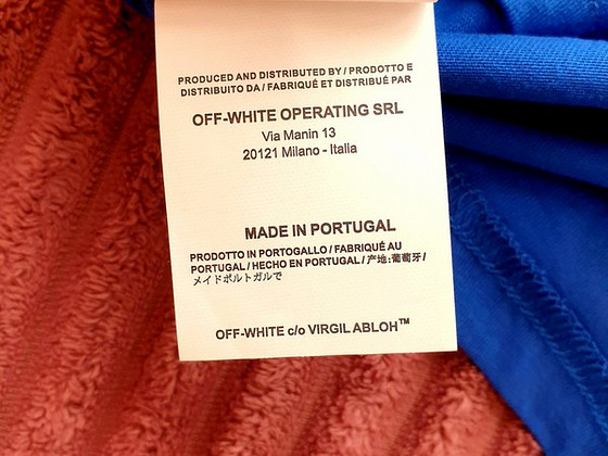 Offwhite Co. Virgil Abloh split logo T-Shirt Ss19