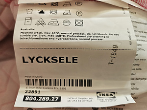 IKEA diivanvoodi LYCKSELE (roosa) (2 фото из 10)