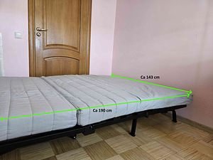 IKEA diivanvoodi LYCKSELE (roosa) (4 фото из 10)