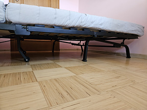 IKEA diivanvoodi LYCKSELE (roosa) (7 фото из 10)