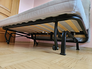 IKEA diivanvoodi LYCKSELE (roosa) (8 фото из 10)