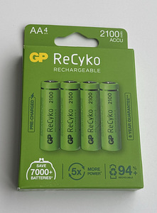 GP Recyko Rechargeable 2100mah (4tk) (1 фото из 2)