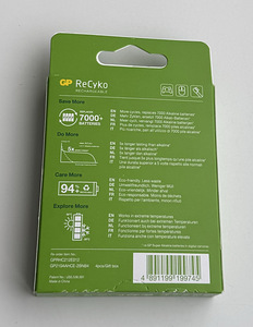 GP Recyko Rechargeable 2100mah (4tk) (2 фото из 2)