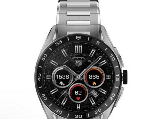TAG Heuer Connected Calibre E4 с металлическим браслетом, 45