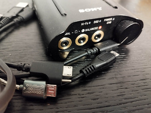 SONY PHA-3 kaasaskantav DAC,balance kaabel Sony MUC-B12BL1 (1 foto / 5)