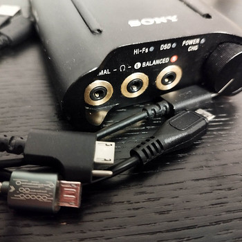 SONY PHA-3 kaasaskantav DAC,balance kaabel Sony MUC-B12BL1