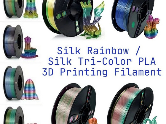 PLA пластик для 3D печати – Silk Rainbow