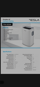Mobiilne konditsioneer Tesla TTKA-12CHW (2 foto / 5)