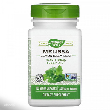 Meliss 1500mg 100 tabletti uni seedimine toidulisand melissa