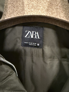 ZARA XS oliivroheline vest, praktiliselt uus (2 foto / 4)