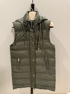 ZARA XS oliivroheline vest, praktiliselt uus (4 foto / 4)
