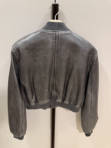 ZARA M tumepruun bomber-jakk (2 foto / 3)