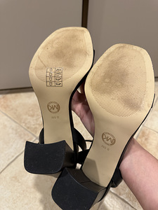Босоножки Michael Kors кожаные, черные 40,5 размер (6 фото из 7)