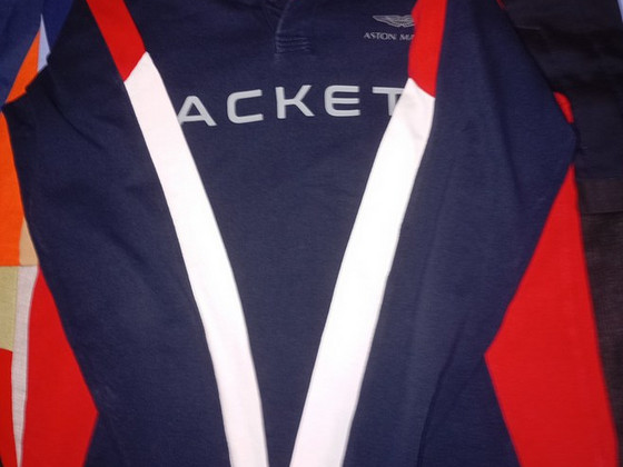 Hackett amr multi с длинными рукавами поло