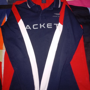 Hackett amr multi с длинными рукавами поло