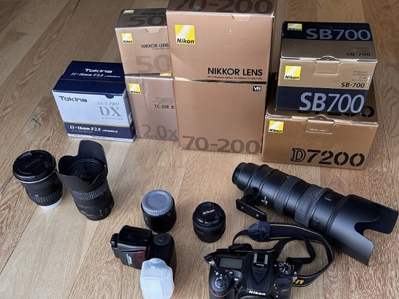 Nikon Nikkor fototehnika komplekt