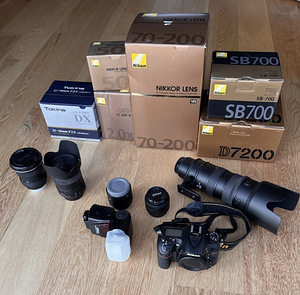 Nikon Nikkor fototehnika komplekt (1 foto / 2)