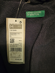 Talvejope Benetton UUS! 130 cm (2 foto / 2)