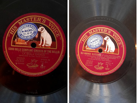 Pathefoniplaat -(1923) Vox-Schallplatten- und Sprechmaschine