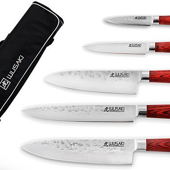 Jaapani kokanugade komplekt Wusaki X50 seeria 5 nuga