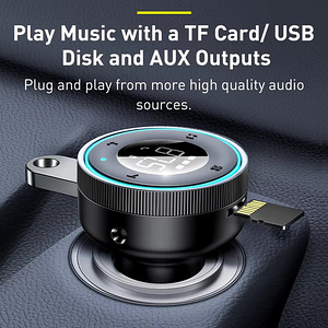 FM-трансмиттер Baseus с поддержкой Bluetooth 5.0 /Передатчик (5 фото из 6)