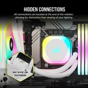 ICUE LINK H150i RGB — White (6 фото из 9)