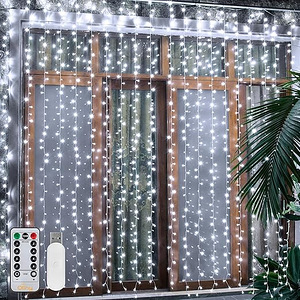 UUS! LED kardin 2x2m./3x3m. / Новая гирлянда-штора 2х2м./3x3 (2 фото из 8)
