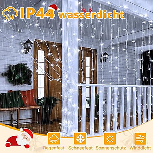 UUS! LED kardin 2x2m./3x3m. / Новая гирлянда-штора 2х2м./3x3 (6 фото из 8)