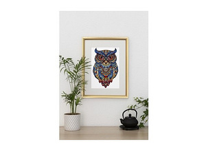 Деревянный пазл Премиум Сова 177 деталей 38x21,5 см (P24551) (3 фото из 10)