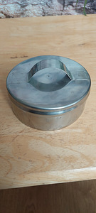 Ventilatsiooni, korstna, roostevaba terase kork, läbimõõt 130 mm (1 foto / 2)