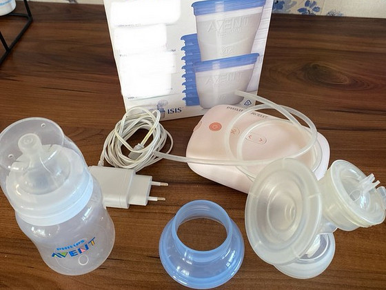 Philips Avent rinnapump+hoiutopsid