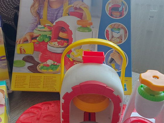 Play-doh mångukomplektid juuksur, pitseeria