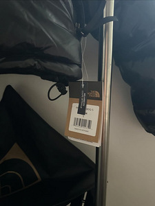 The North Face NUPTSE SHORT JACKET - Пуховик - черный (3 фото из 5)