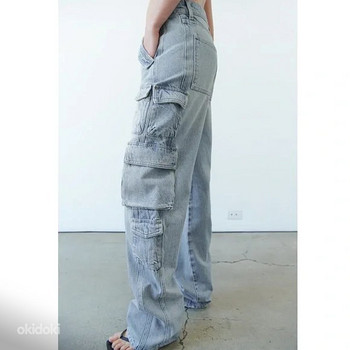 Zara карго джинсы р.36