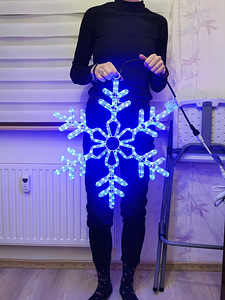 LED valgustus. Lumehelves/ LED освещение (снежинка) (2 фото из 4)