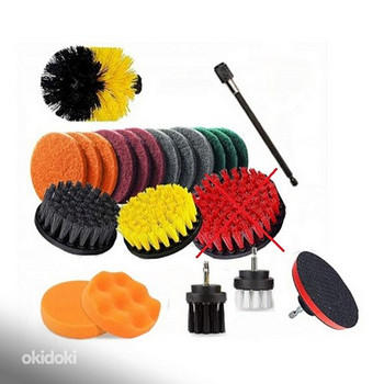 Pintslite komplekt puurile - 21 tk.