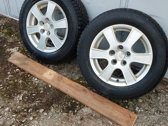 2 tk. 195/65/R15 Continental