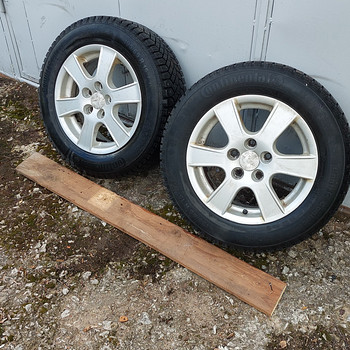 2 tk. 195/65/R15 Continental