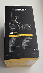 Zekler 412RDBH Helmet-Mounted Bluetooth Radio Hearing Protec (2 foto / 5)
