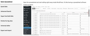 Полный пакет Wordpress Sheet Editor для неограниченного количества доменов (2 фото из 2)