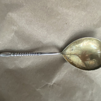 Ложка серебряная