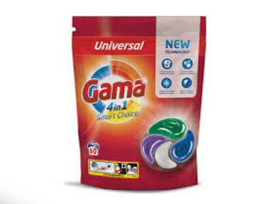 Pesukapslid Gama Universal 4 in1 Universal, 60 tk